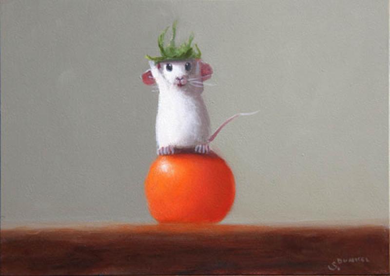 King Tomatoe, oil on panel, 5 x 7 inches, $900 