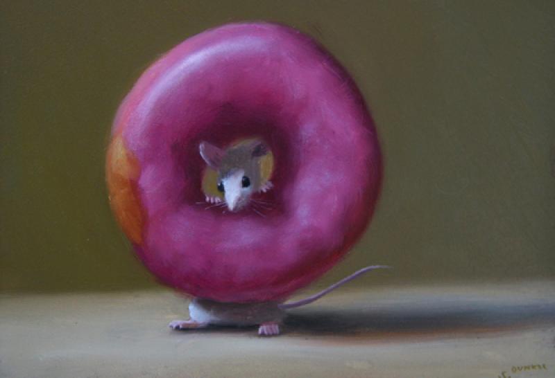 Pink Heaven, oil on panel, 5 x 7 inches   SOLD 