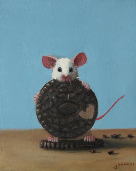 Shield, oil on panel, 5 x 4 inches   SOLD 