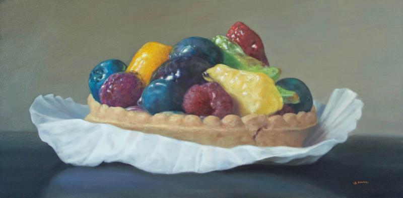 Summer Tart , oil on canvas, 18 x 36 inches   SOLD 