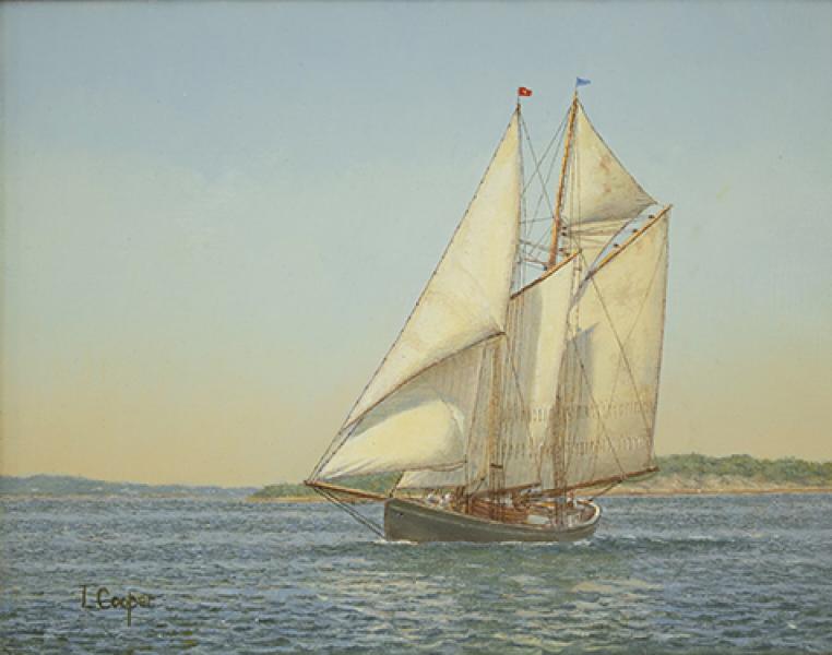 Ellen C. Burke, oil on linen, 11 x 14 inches   SOLD 