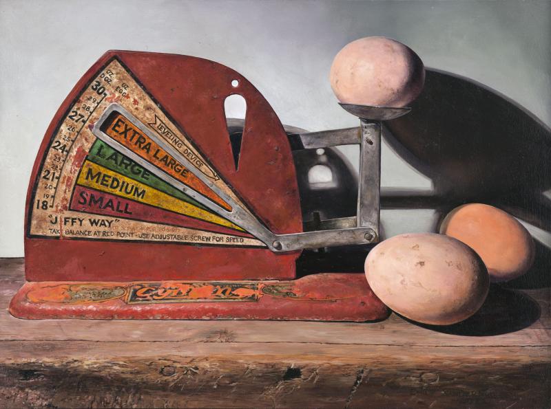 Vandermaelen eggs and vintage egg scalelr  large-1